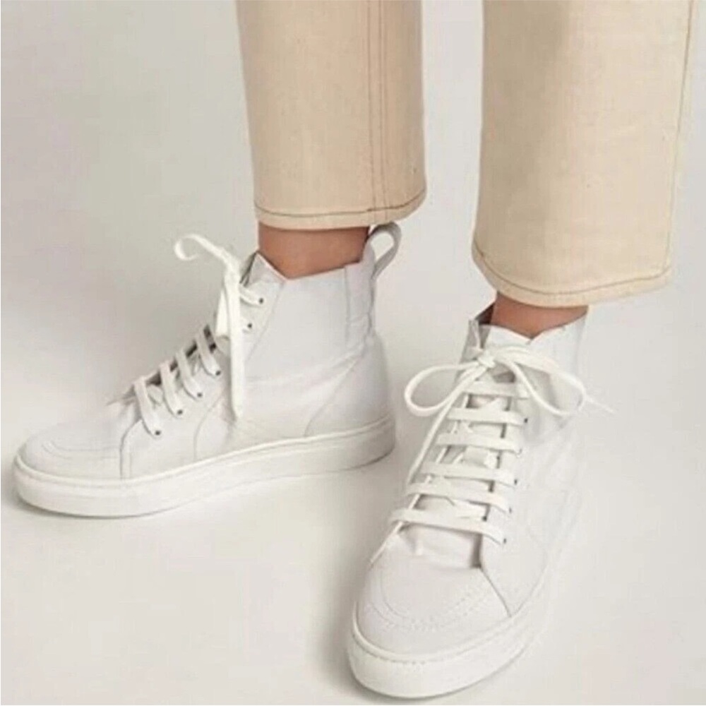Thakoon Stylish White High-Top Sneakers - Picture 8 of 17